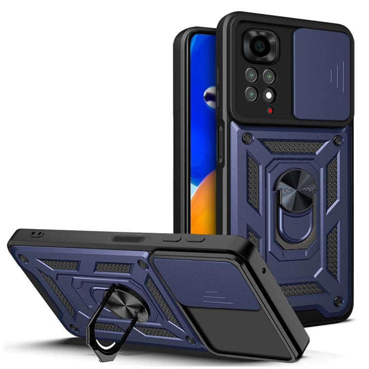 Sliding Camera Cover TPU+PC Phone Case, For Xiaomi Redmi Note 11 Pro(Global), For Xiaomi Redmi No...