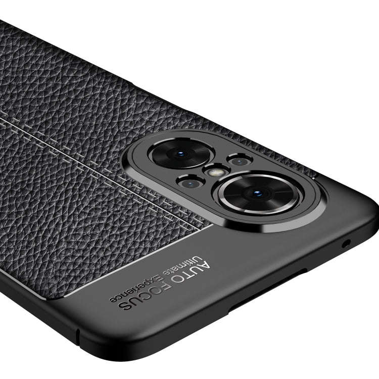 Litchi Texture Shockproof TPU Phone Case, For Huawei nova 9 SE, For Xiaomi Poco M4 Pro Fine Hole ...