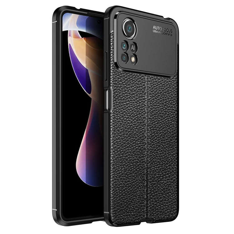 Litchi Texture Shockproof TPU Phone Case, For Huawei nova 9 SE, For Xiaomi Poco M4 Pro Fine Hole ...