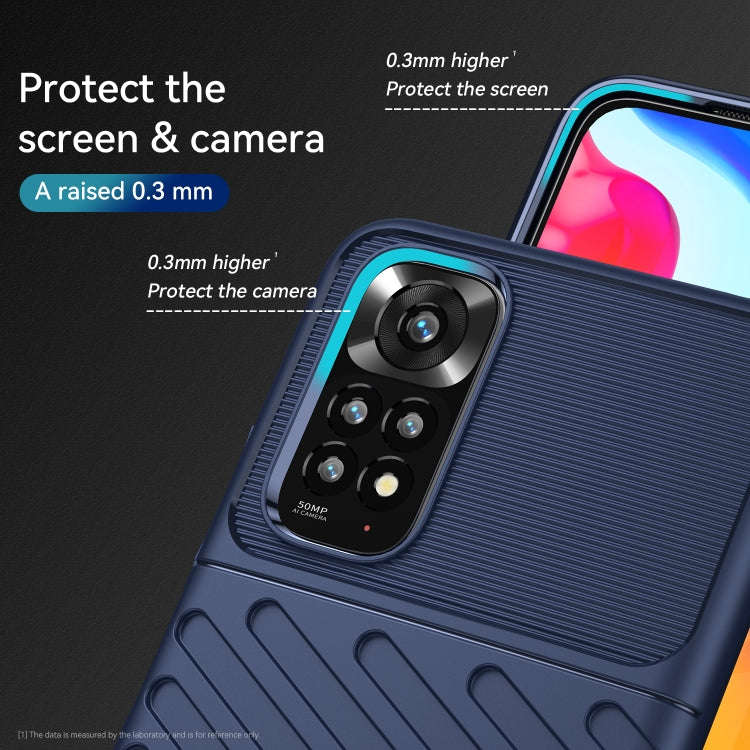 Thunderbolt Shockproof TPU Protective Soft Case, For Xiaomi Redmi Note 11 4G Global / Note 11S, F...