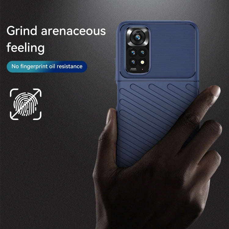 Thunderbolt Shockproof TPU Protective Soft Case, For Xiaomi Redmi Note 11 4G Global / Note 11S, F...