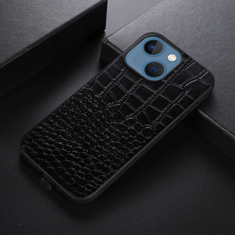 Crocodile Top Layer Cowhide Leather Case, For iPhone 13 mini, For iPhone 12 mini, For iPhone 12 /...