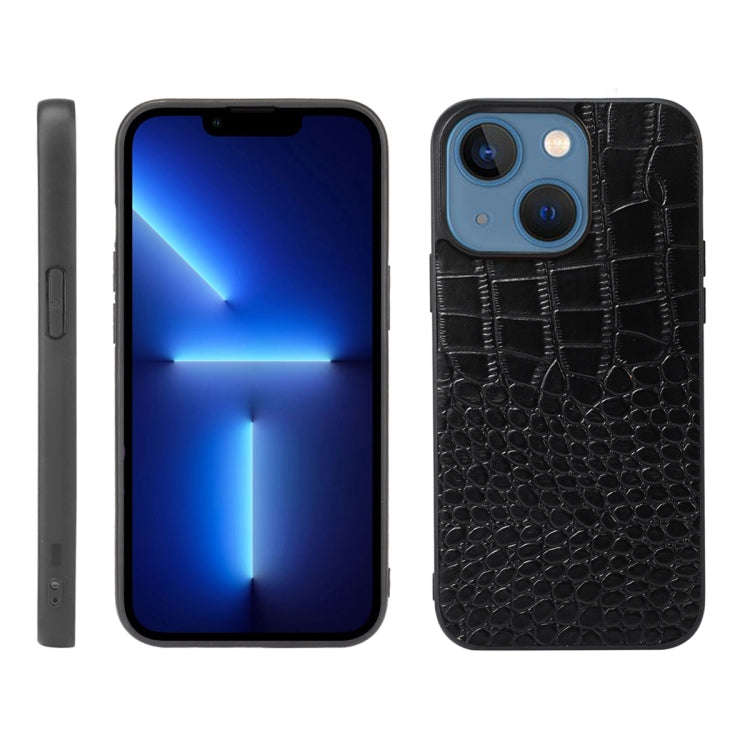 Crocodile Top Layer Cowhide Leather Case, For iPhone 13 mini, For iPhone 12 mini, For iPhone 12 /...