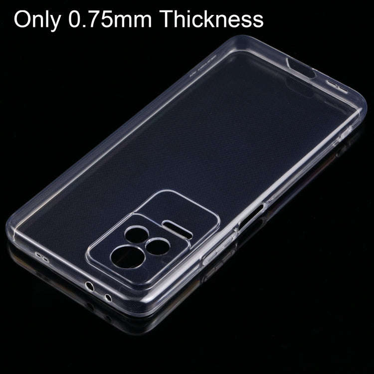 0.75mm Ultra-thin Transparent TPU Phone Case, For Xiaomi Redmi K50 Pro, For Google Pixel 7 5G, Fo...
