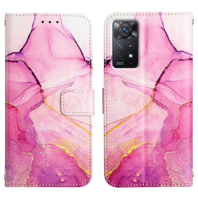 PT003 Marble Pattern Flip Leather Phone Case, For Xiaomi Redmi Note 11 Pro 5G / 4G, For Xiaomi Re...