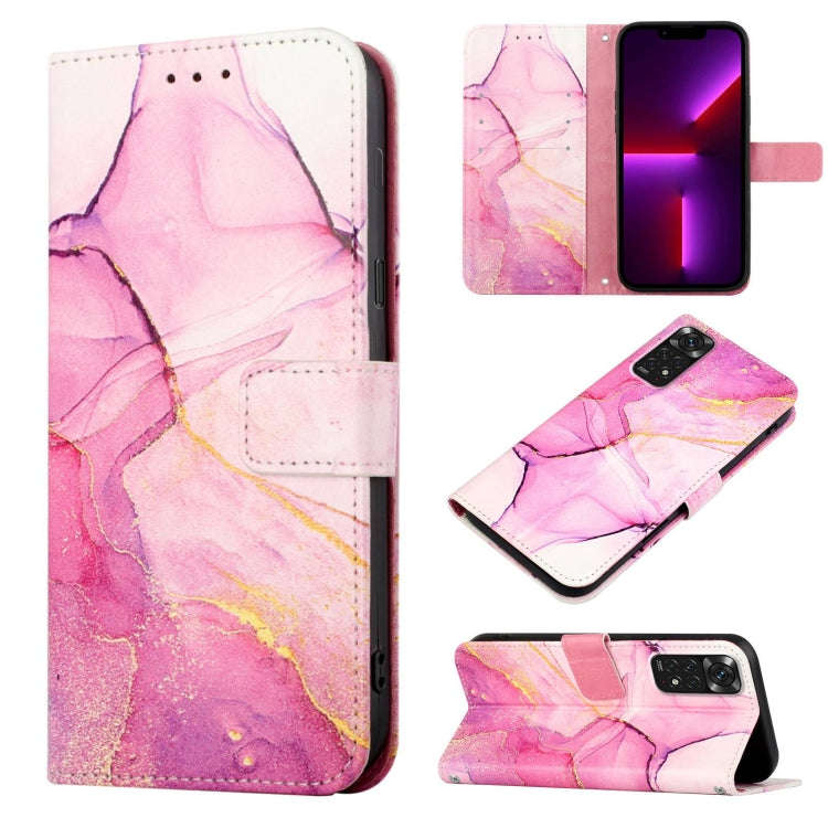 PT003 Marble Pattern Flip Leather Phone Case, For Xiaomi Redmi Note 11 Pro 5G / 4G, For Xiaomi Re...
