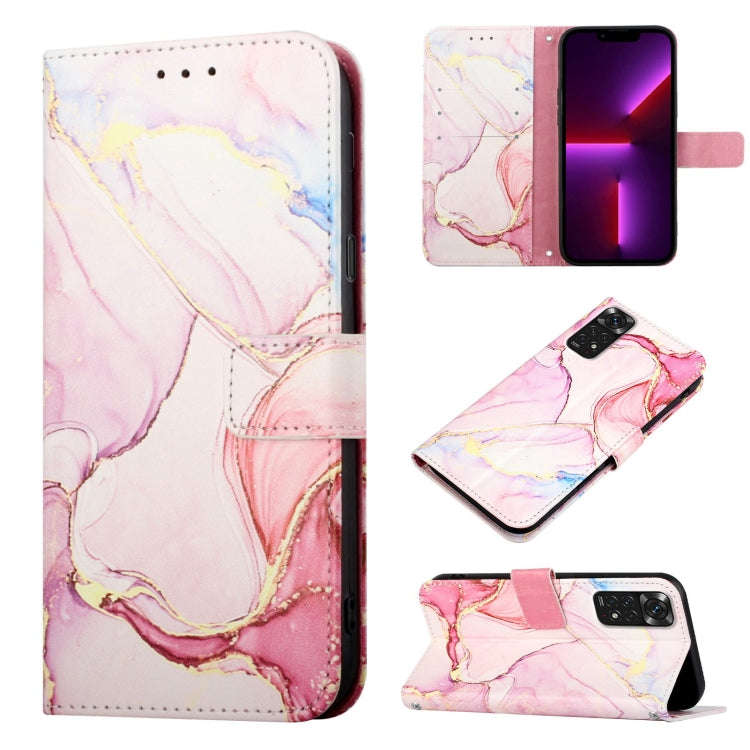 PT003 Marble Pattern Flip Leather Phone Case, For Xiaomi Redmi Note 11 Pro 5G / 4G, For Xiaomi Re...