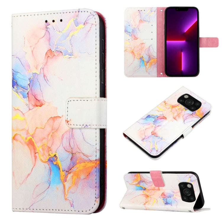 PT003 Marble Pattern Flip Leather Phone Case, For Xiaomi Redmi Note 11 Pro 5G / 4G, For Xiaomi Re...