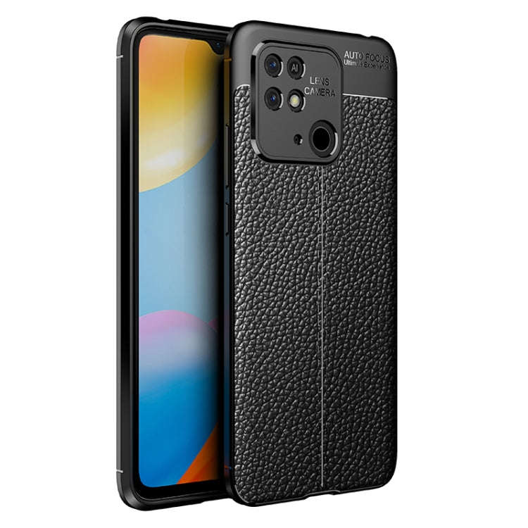 Litchi Texture TPU Shockproof Phone Case, For Xiaomi Redmi 10C