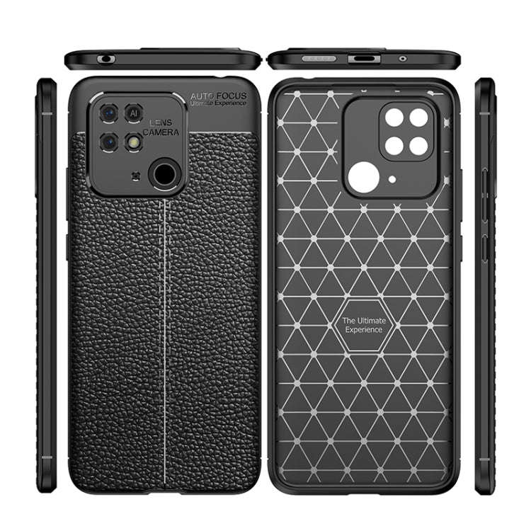 Litchi Texture TPU Shockproof Phone Case, For Xiaomi Redmi 10C