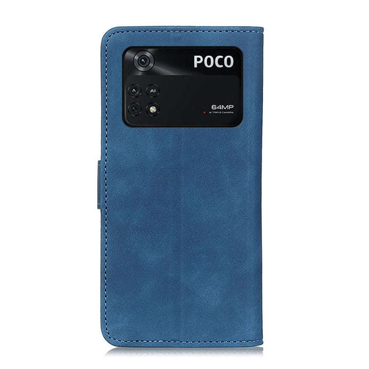 KHAZNEH Retro Texture Horizontal Flip Leather Phone Case, For Xiaomi Poco M4 Pro 4G