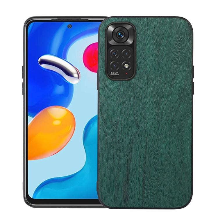 Wood Texture PU Phone Case, For Xiaomi Redmi K40S 5G, For Xiaomi Redmi Note 11 4G / Note 11S