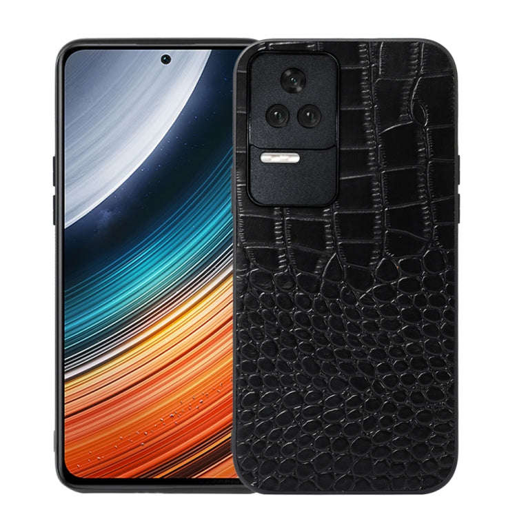 Crocodile Top Layer Cowhide Leather Phone Case, For Xiaomi Redmi K40S 5G, For Xiaomi Redmi Note 1...