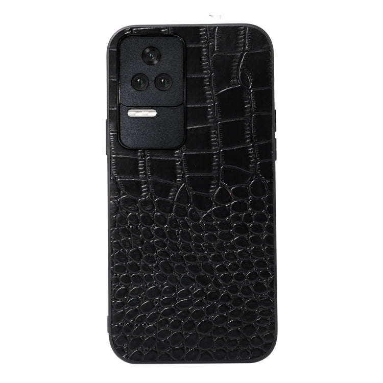 Crocodile Top Layer Cowhide Leather Phone Case, For Xiaomi Redmi K40S 5G, For Xiaomi Redmi Note 1...