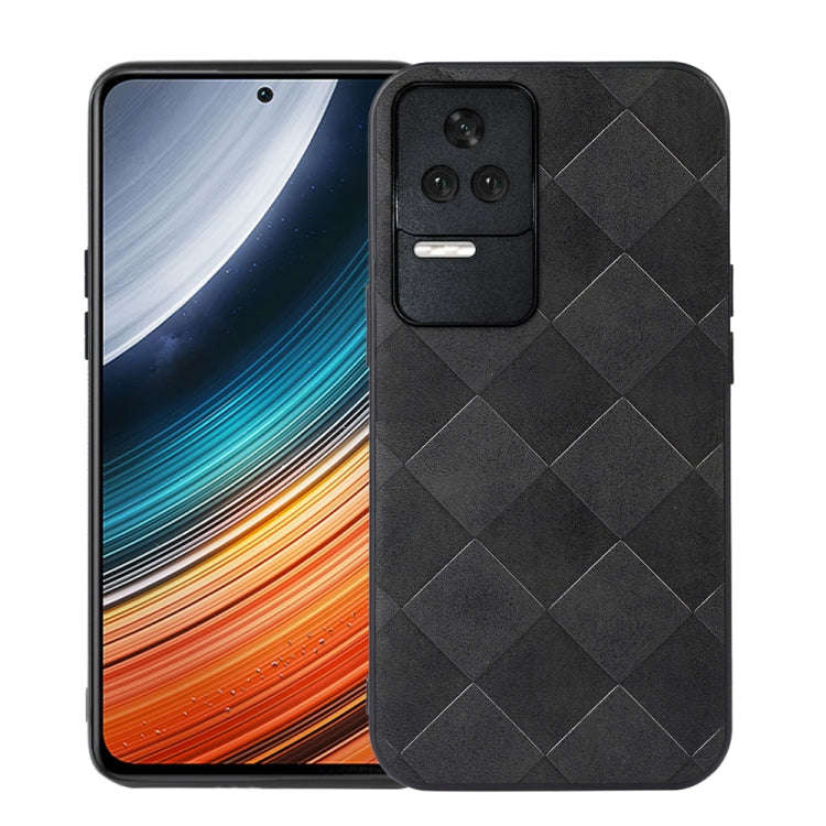 Weave Plaid PU Phone Case, For Xiaomi Redmi K40S 5G, For Xiaomi Redmi Note 11 4G / Note 11S, For ...
