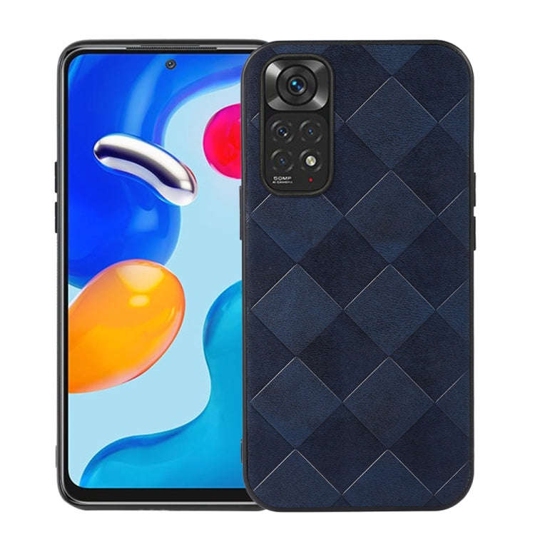 Weave Plaid PU Phone Case, For Xiaomi Redmi K40S 5G, For Xiaomi Redmi Note 11 4G / Note 11S, For ...