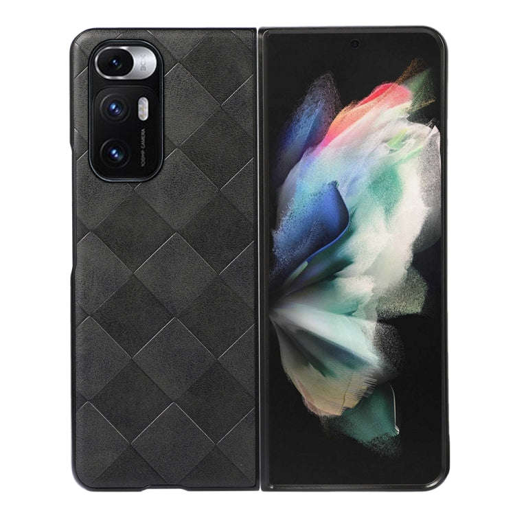 Weave Plaid PU Phone Case, For Xiaomi Redmi K40S 5G, For Xiaomi Redmi Note 11 4G / Note 11S, For ...
