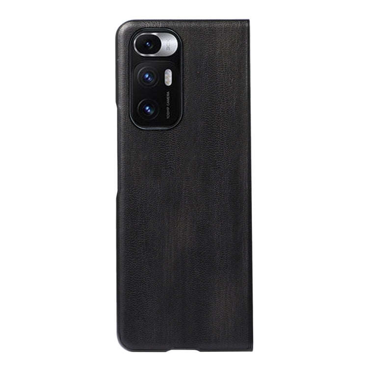 Yellow Cow Texture PU Phone Case, For Xiaomi Mi Mix Fold