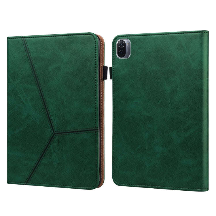 Solid Color Embossed Striped Leather Case, For Xiaomi Pad 5 / Pad 5 Pro, For Amazon Fire HD 10 Pl...
