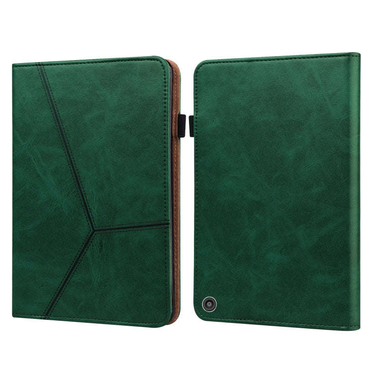 Solid Color Embossed Striped Leather Case, For Xiaomi Pad 5 / Pad 5 Pro, For Amazon Fire HD 10 Pl...