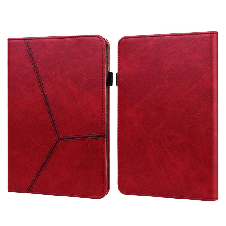 Solid Color Embossed Striped Leather Case, For Xiaomi Pad 5 / Pad 5 Pro, For Amazon Fire HD 10 Pl...