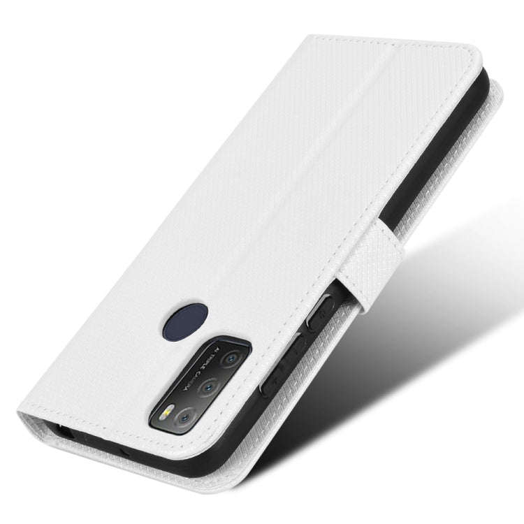 Diamond Texture Leather Phone Case, For Alcatel 1S 2021 / 3L 2021 / TCL 20E / 20Y, For Xiaomi Red...