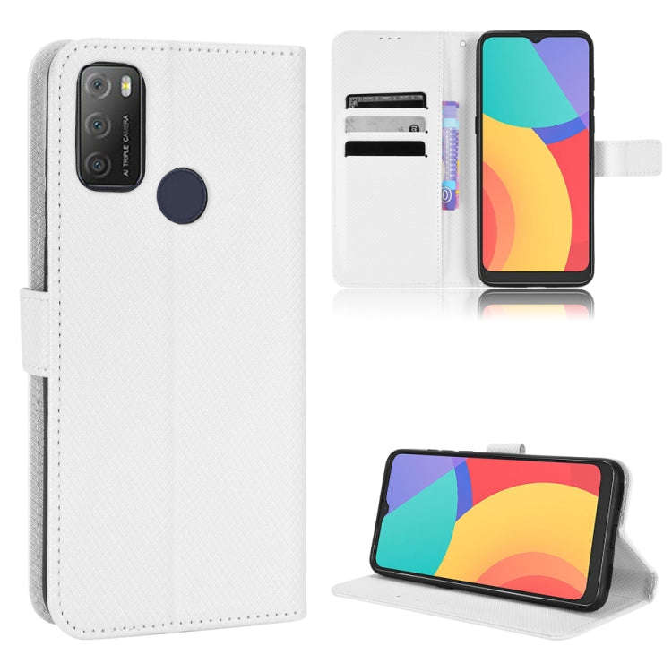 Diamond Texture Leather Phone Case, For Alcatel 1S 2021 / 3L 2021 / TCL 20E / 20Y, For Xiaomi Red...