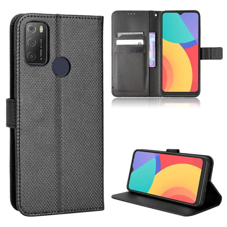 Diamond Texture Leather Phone Case, For Alcatel 1S 2021 / 3L 2021 / TCL 20E / 20Y, For Xiaomi Red...