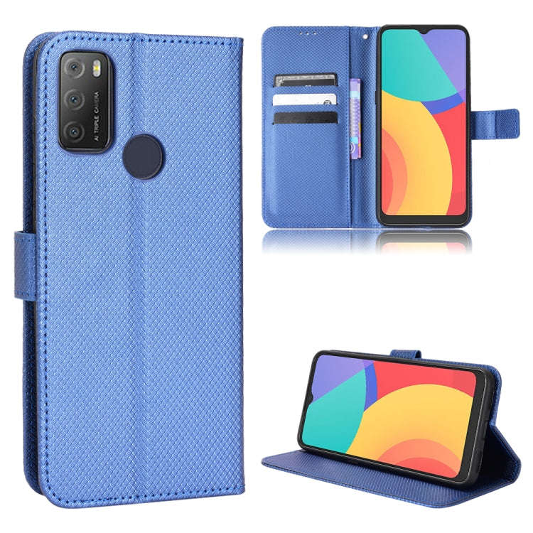 Diamond Texture Leather Phone Case, For Alcatel 1S 2021 / 3L 2021 / TCL 20E / 20Y, For Xiaomi Red...