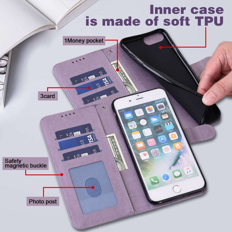 Tree & Deer Pattern Pressed Flip Leather Phone Case, For Xiaomi Redmi Note 10 Pro / Note 10 Pro M...