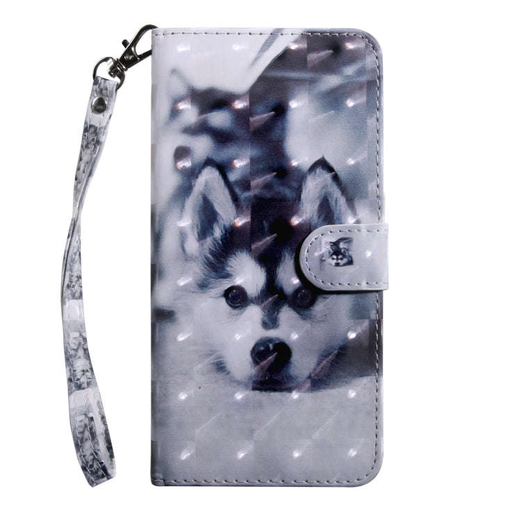3D Painting Pattern Coloured Drawing Leather Phone Case, For iPhone SE 2022
