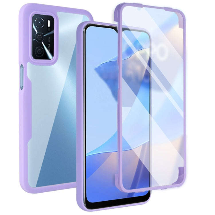 Acrylic + TPU 360 Degrees Full Coverage Shockproof Phone Case, For Samsung Galaxy A32, For OPPO A...