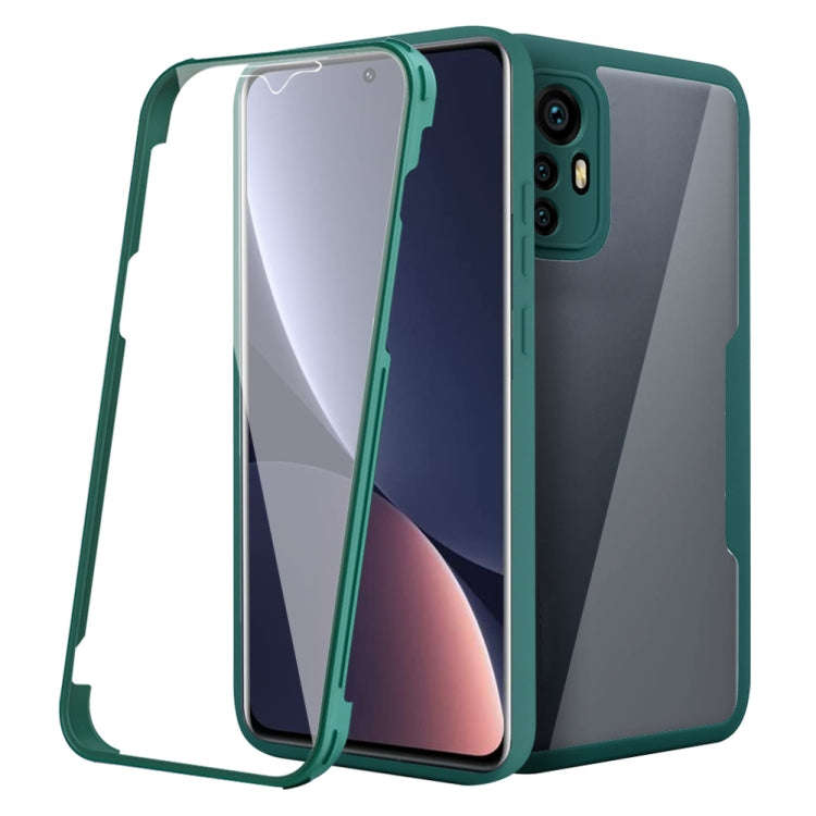 Acrylic + TPU 360 Degrees Full Coverage Shockproof Phone Case, For Samsung Galaxy A32, For OPPO A...