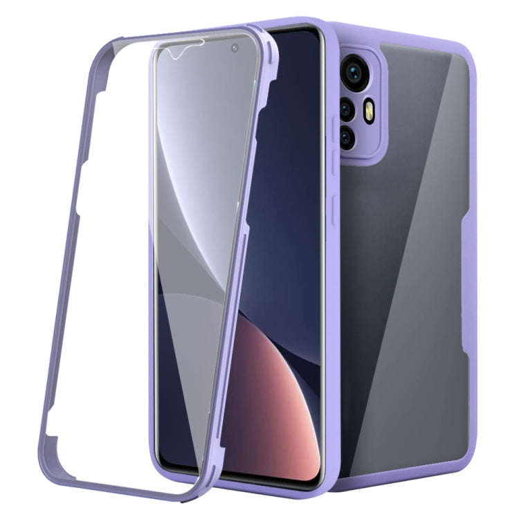 Acrylic + TPU 360 Degrees Full Coverage Shockproof Phone Case, For Samsung Galaxy A32, For OPPO A...