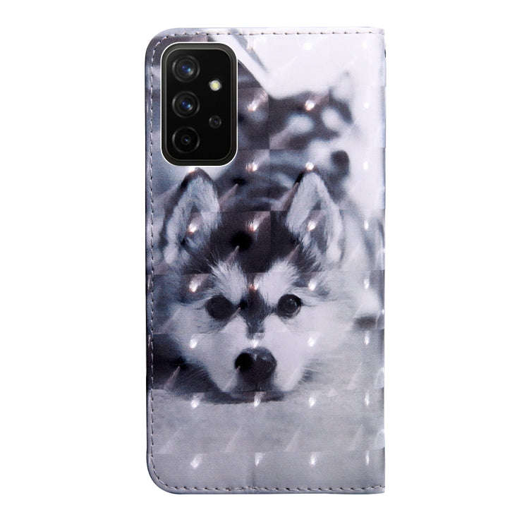 3D Painting Pattern Coloured Drawing Leather Phone Case, For Samsung Galaxy A13 4G, For Samsung G...