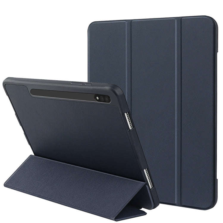 3-folding Honeycomb TPU Smart Leather Tablet Case, For Samsung Galaxy Tab S8+ / X800, For Samsung...