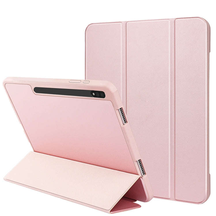 3-folding Honeycomb TPU Smart Leather Tablet Case, For Samsung Galaxy Tab S8+ / X800, For Samsung...