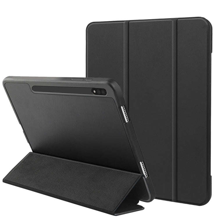 3-folding Honeycomb TPU Smart Leather Tablet Case, For Samsung Galaxy Tab S8+ / X800, For Samsung...