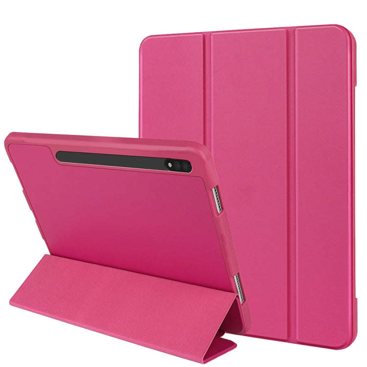 3-folding Honeycomb TPU Smart Leather Tablet Case, For Samsung Galaxy Tab S8+ / X800, For Samsung...
