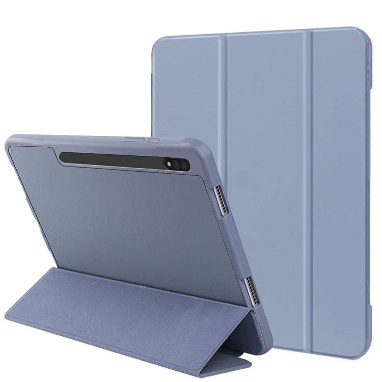 3-folding Honeycomb TPU Smart Leather Tablet Case, For Samsung Galaxy Tab S8+ / X800, For Samsung...