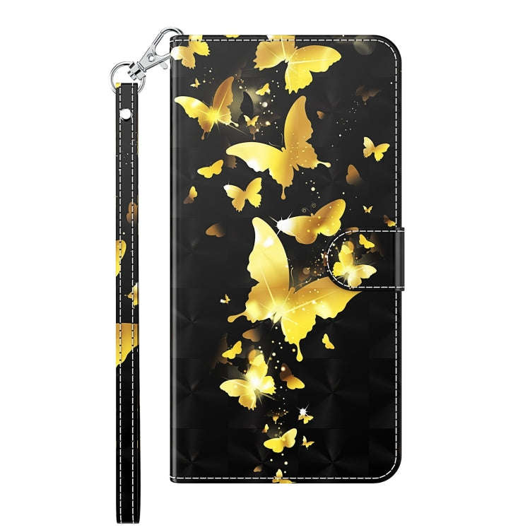 3D Painting Pattern TPU + PU Leather Phone Case, For Samsung Galaxy A23, For Samsung Galaxy A32 4...