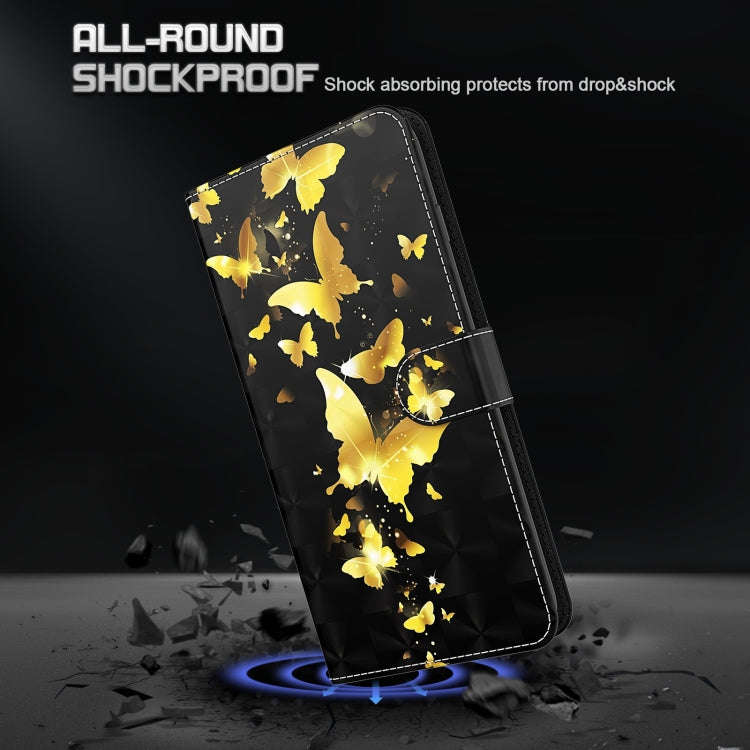 3D Painting Pattern TPU + PU Leather Phone Case, For Samsung Galaxy A23, For Samsung Galaxy A32 4...