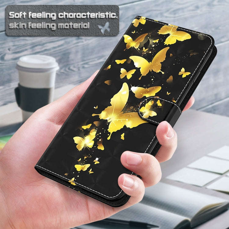 3D Painting Pattern TPU + PU Leather Phone Case, For Samsung Galaxy A23, For Samsung Galaxy A32 4...