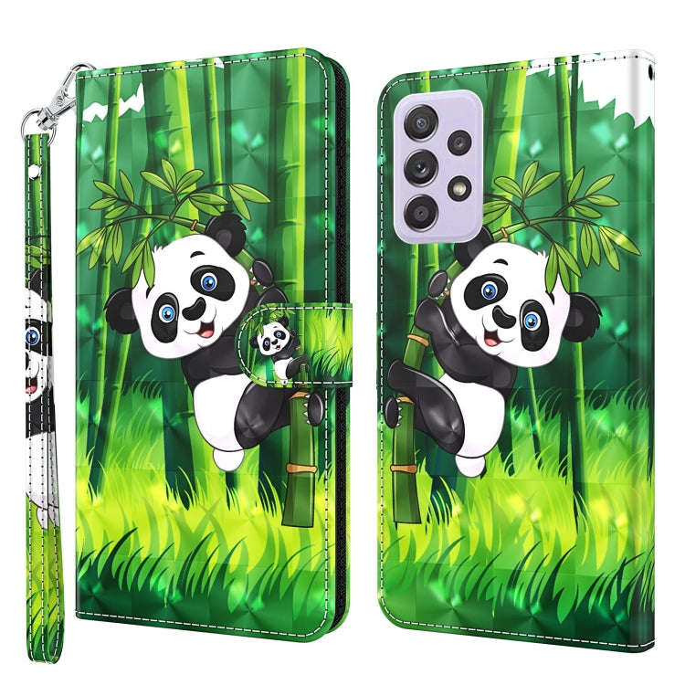 3D Painting Pattern TPU + PU Leather Phone Case, For Samsung Galaxy A23, For Samsung Galaxy A32 4...