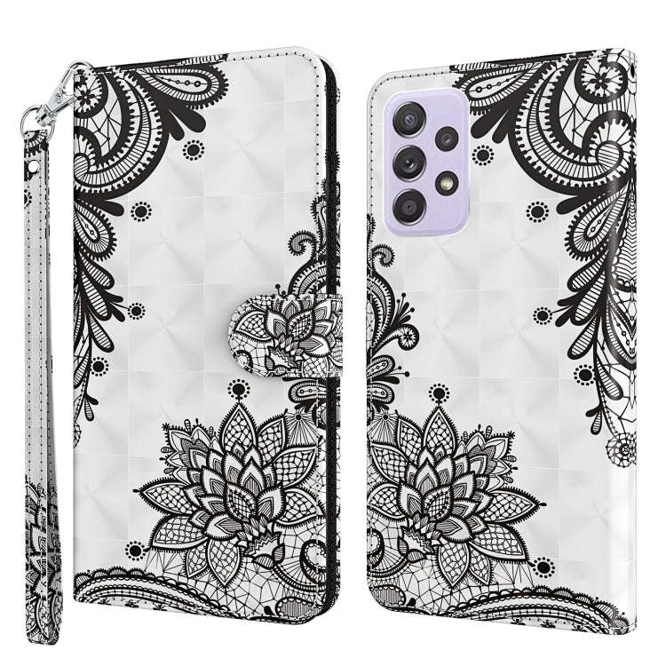 3D Painting Pattern TPU + PU Leather Phone Case, For Samsung Galaxy A23, For Samsung Galaxy A32 4...