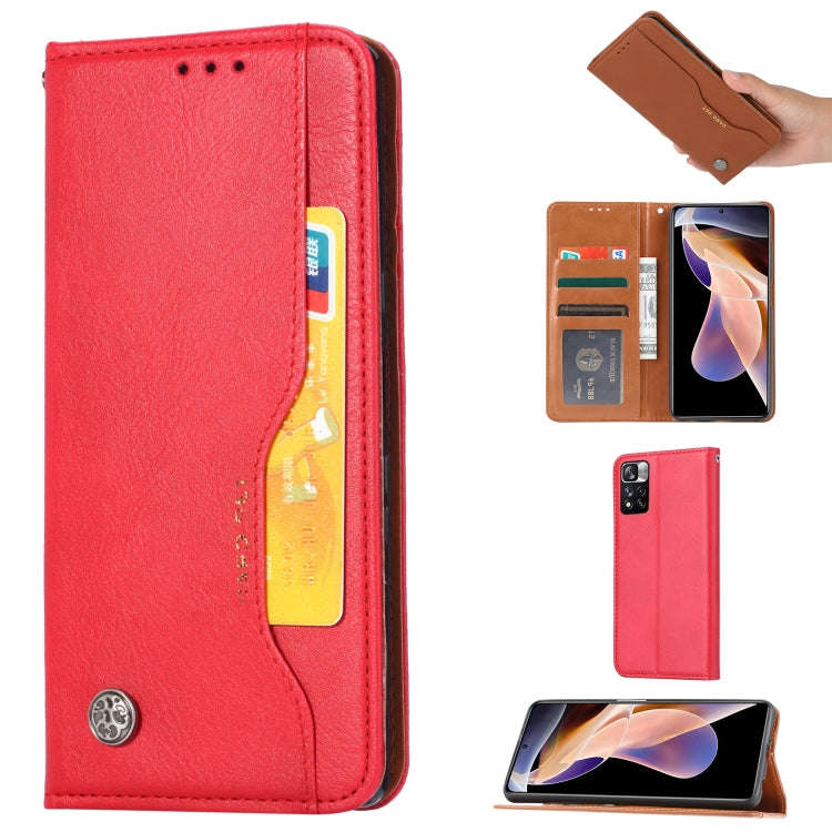 Knead Skin Texture Horizontal Flip Leather Case, For Xiaomi Redmi Note 11 Pro 4G Global, For Xiao...