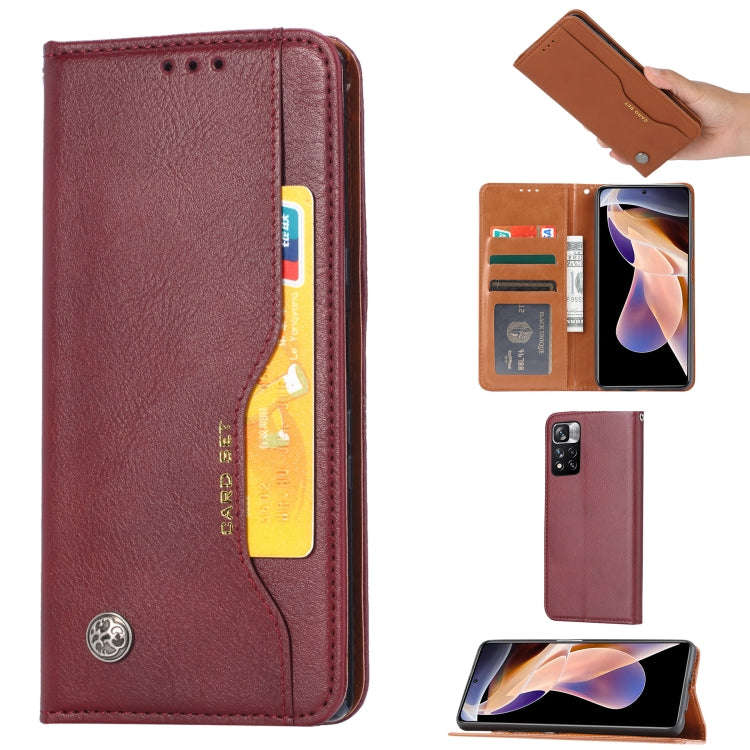 Knead Skin Texture Horizontal Flip Leather Case, For Xiaomi Redmi Note 11 Pro 4G Global, For Xiao...