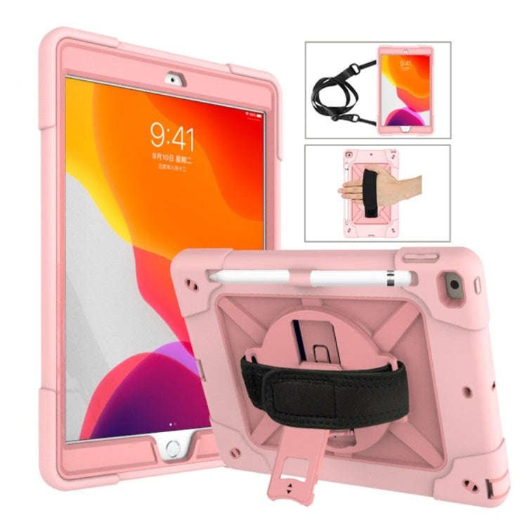 Contrast Color Silicone + PC Combination Case with Holder, For iPad 9.7, For iPad 10.2