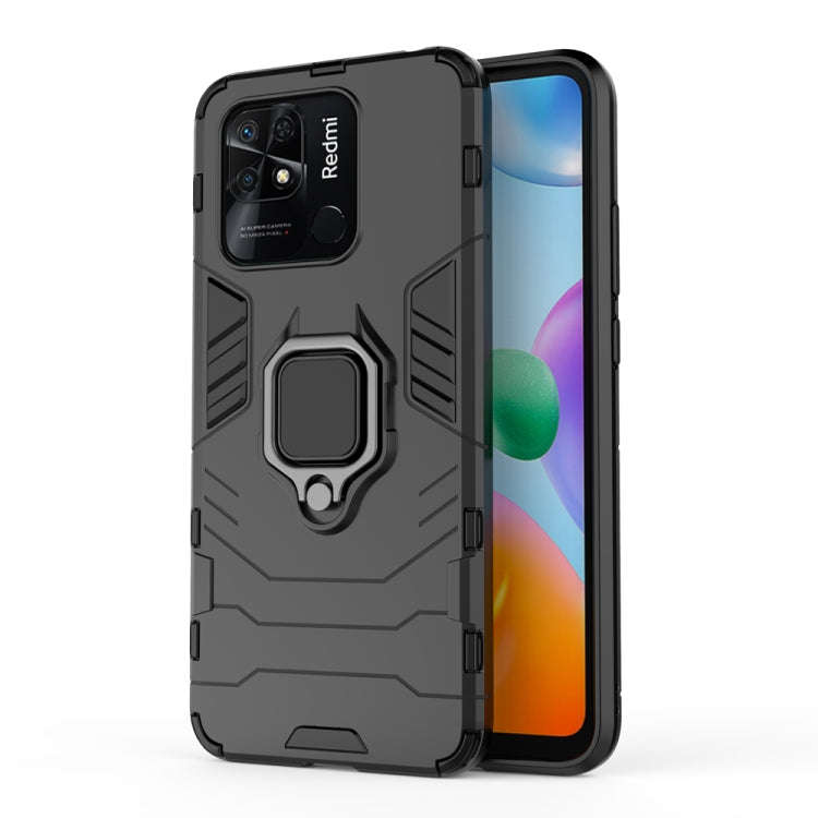 Shockproof PC + TPU Phone Case with Magnetic Ring Holder, For Xiaomi Redmi 10C, For Xiaomi Redmi ...