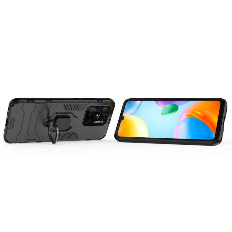 Shockproof PC + TPU Phone Case with Magnetic Ring Holder, For Xiaomi Redmi 10C, For Xiaomi Redmi ...